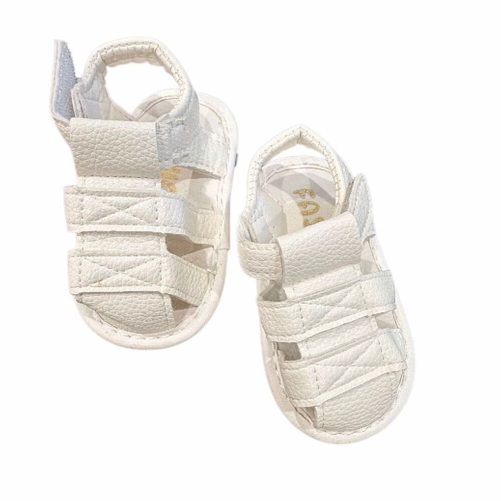 Baby Boy Girl Infant Size 3 Squeaky Sandals Non-Slip Shoes Toddler First Walkers
